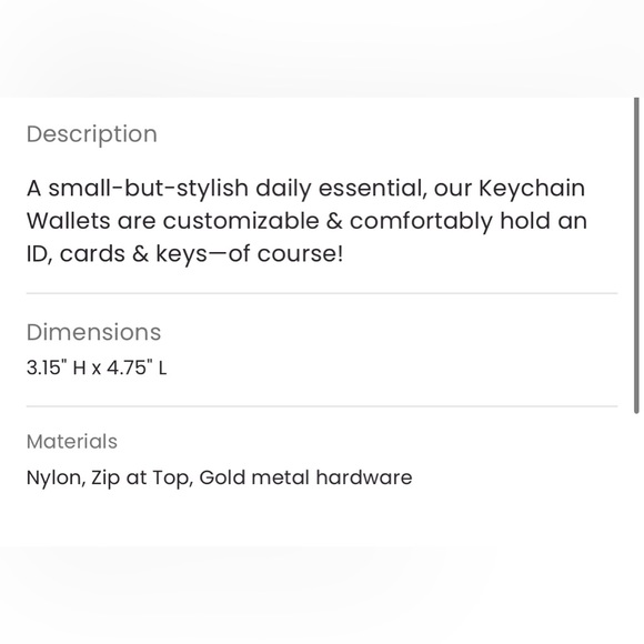 Homecoming 2022 Keychain Wallet in Chocolate - Picture 3 of 3